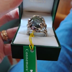 Sterling Silver Connemara Marble Ring